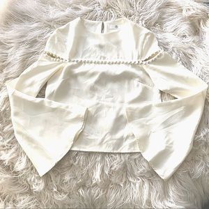 —SOLD— White Button Blouse